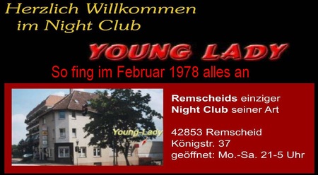 Night Club Young Lady, Remscheid