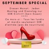 September Special: Nur 50 Euro Eintritt