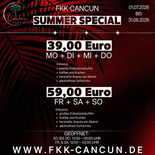 FKK Cancun Saunaclub / Ingolstadt - Summer Special
