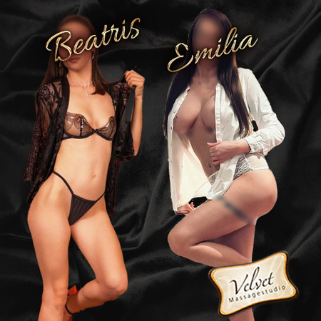 Emilia und Beatris im Velvet Massagen, Frankfurt am Main