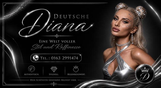 Deutsche Diana-blondes Feuer,deutsche Eleganz