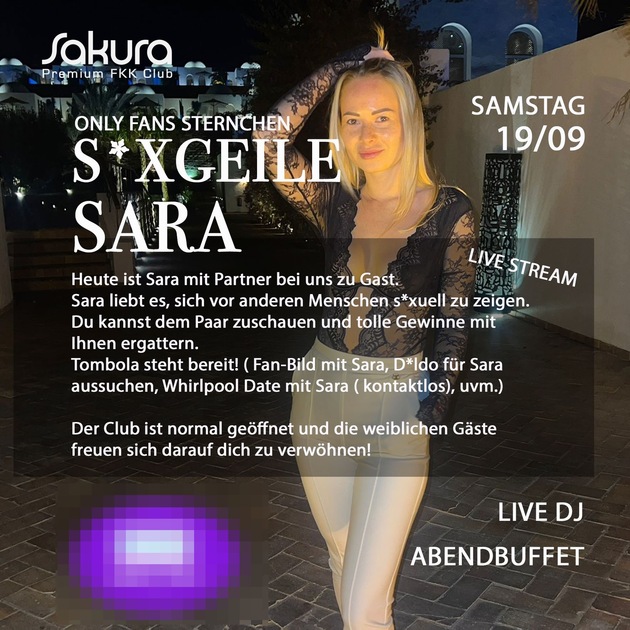 19.09.: Sxxgeile Sara