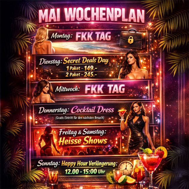 Westside Wellness-Club / Frauenfeld - Mai Wochenplan