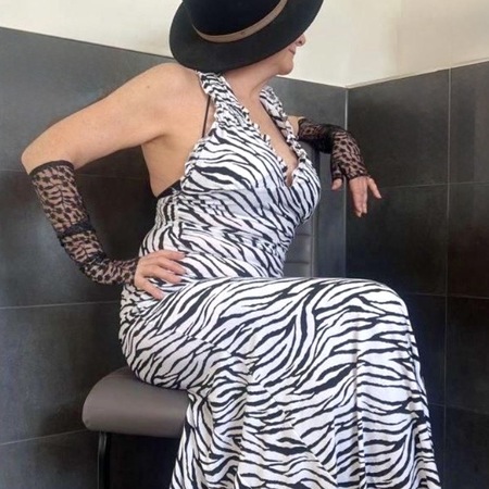 Sally sexy Straps-Nylon-Lady, Leipzig