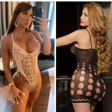 Super heißes Trans-Duo Brünette und Blondine, Oldenburg