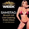 Brunch mit Live-Cooking, Erotic Disco & Late Night Entry  