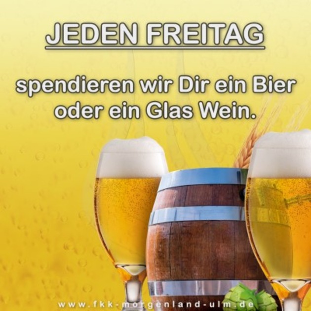 Ein Bier oder Wein gratis