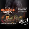 Barbecue während der Gartensaison