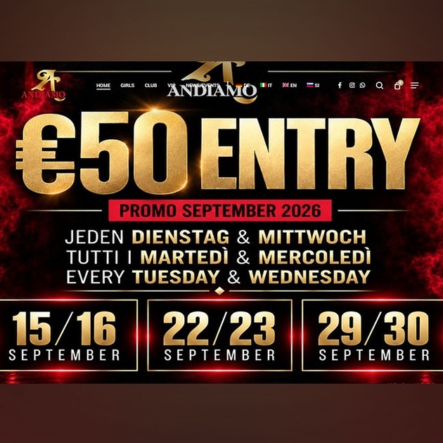 Andiamo / Villach - Special Promo Eintrittspreise