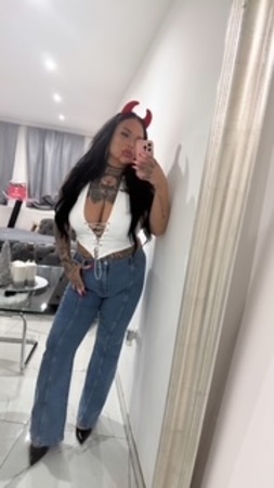 Deutsche, tätowierte, Curvy Lina- NUR Online Service, Euskirchen