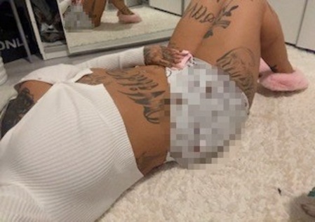 Deutsche, tätowierte, Curvy Lina- NUR Online Service, Euskirchen