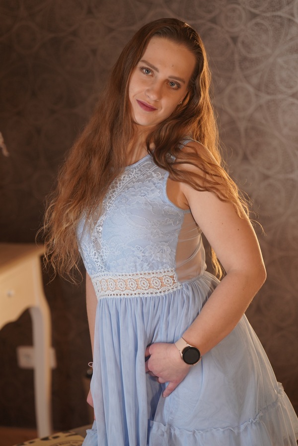 Foto von Traumfrau mit Humor