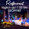 Das Restaurant ist täglich ab 11:00 Uhr geöffnet im Club Zeus