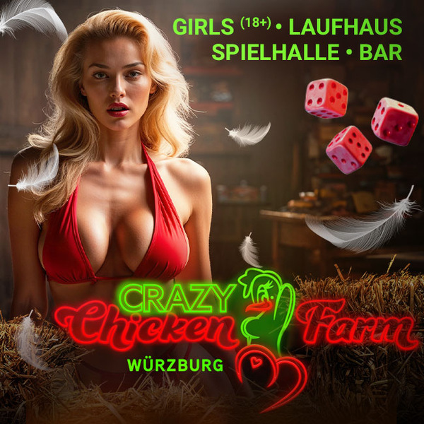 Crazy Chicken Farm, 0931-74125, Würzburg, Randersackerer Str. 64
