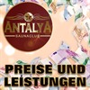 Preise und Leistungen im Überblick im Saunaclub Antalya