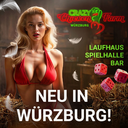 ab 01.10. - NEU! Crazy Chicken Farm, Würzburg