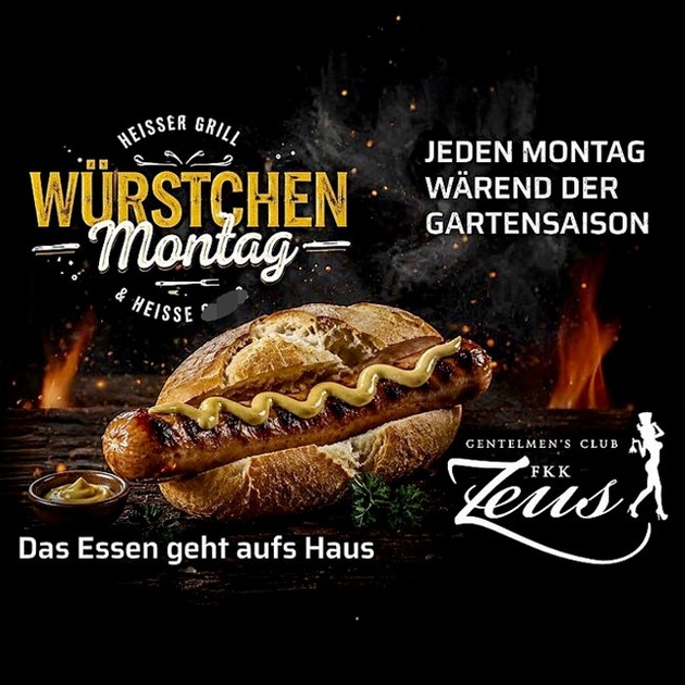 Würstchen & heiße Ladys im Zeus FKK Club Osnabrück/Wallenhorst