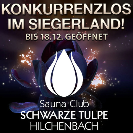 Schwarze TULPE - 1. Sauna Club im Siegerland, Hilchenbach bei Siegen