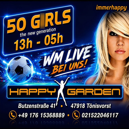 HAPPY GARDEN - Sauna Club, Tönisvorst