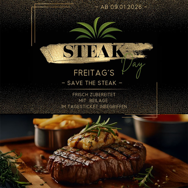 Steak Day im Palmas Sauna Club Nürnberg