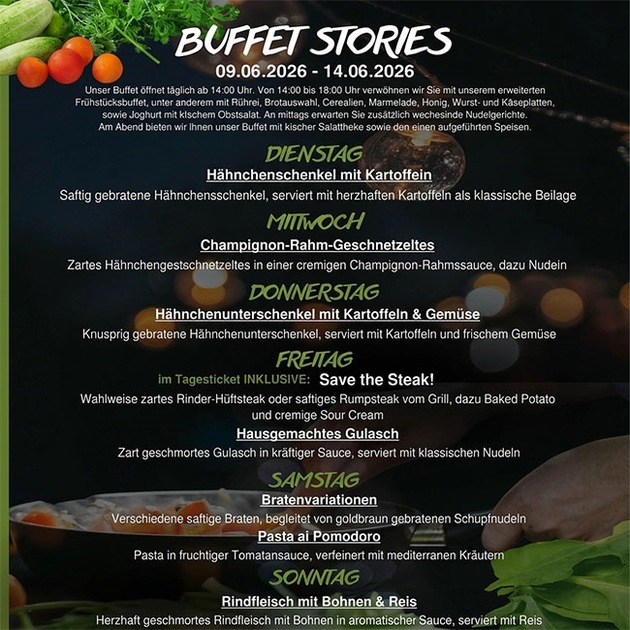 Palmas Sauna Club / Nürnberg - Buffet Stories KW 24