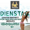 Bikini Tag und gratis Eintritt für den nächsten Besuch