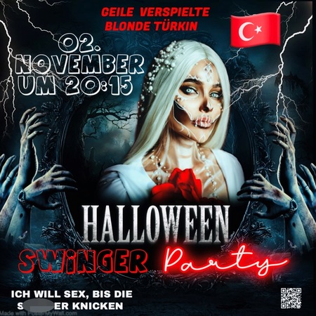 HALLOWEEN PARTY mit Geile Blondine **