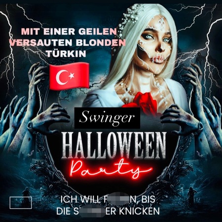 HALLOWEEN PARTY mit Geile Blondine **