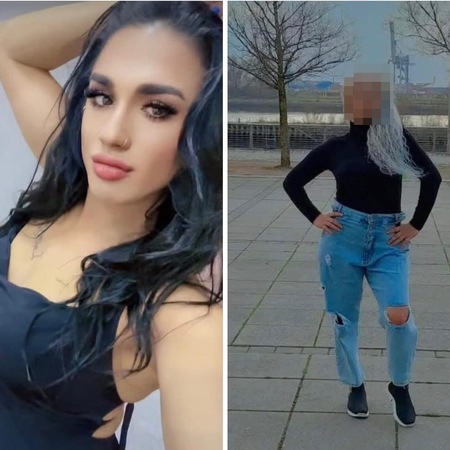 Ts Laysha Mit Teddy Duo ts und Frau, Bremen