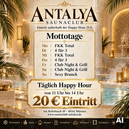 Saunaclub Antalya, Münster - Stadtteil Roxel