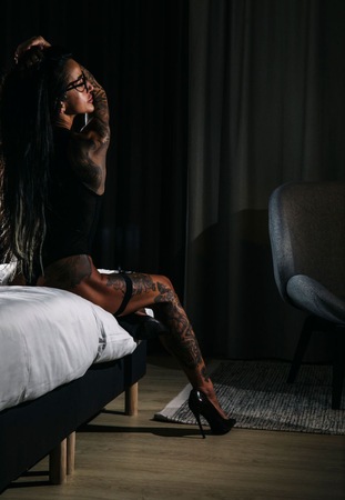 Karina Skinny Tattoo-Lady, Augsburg