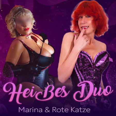 Heißes DUO - Marina & rote Katze!, Brunsbüttel
