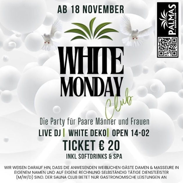 Ab 18.11.: White Monday Club Party